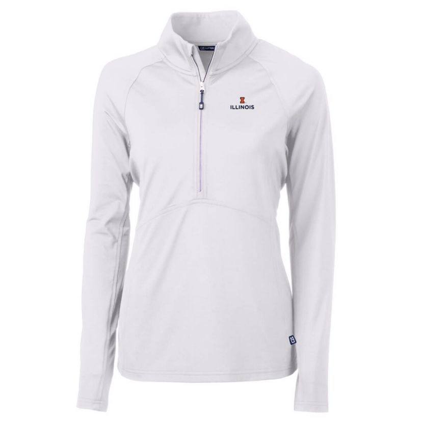NCAA Illinois Fighting Illini Adapt Eco Knit Half-Zip Pullover Jacket