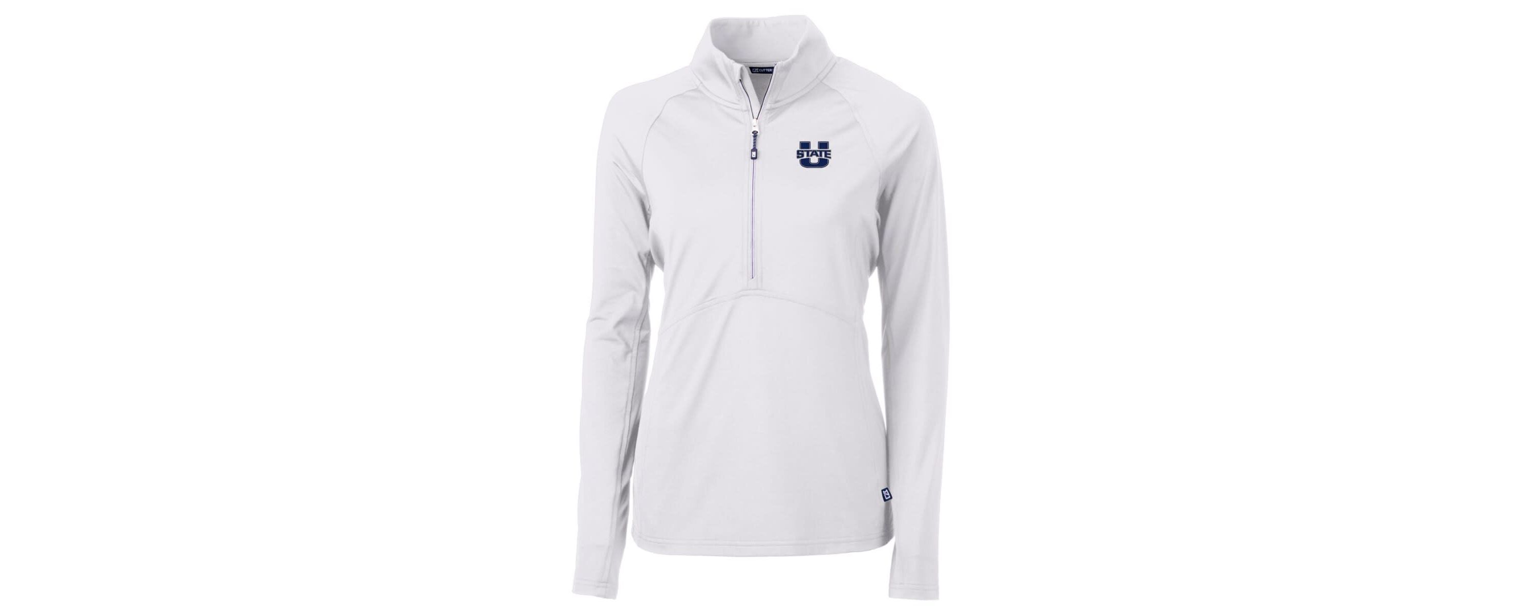 NCAA Utah State Aggies Adapt Eco Knit Half-Zip Pullover Jacket