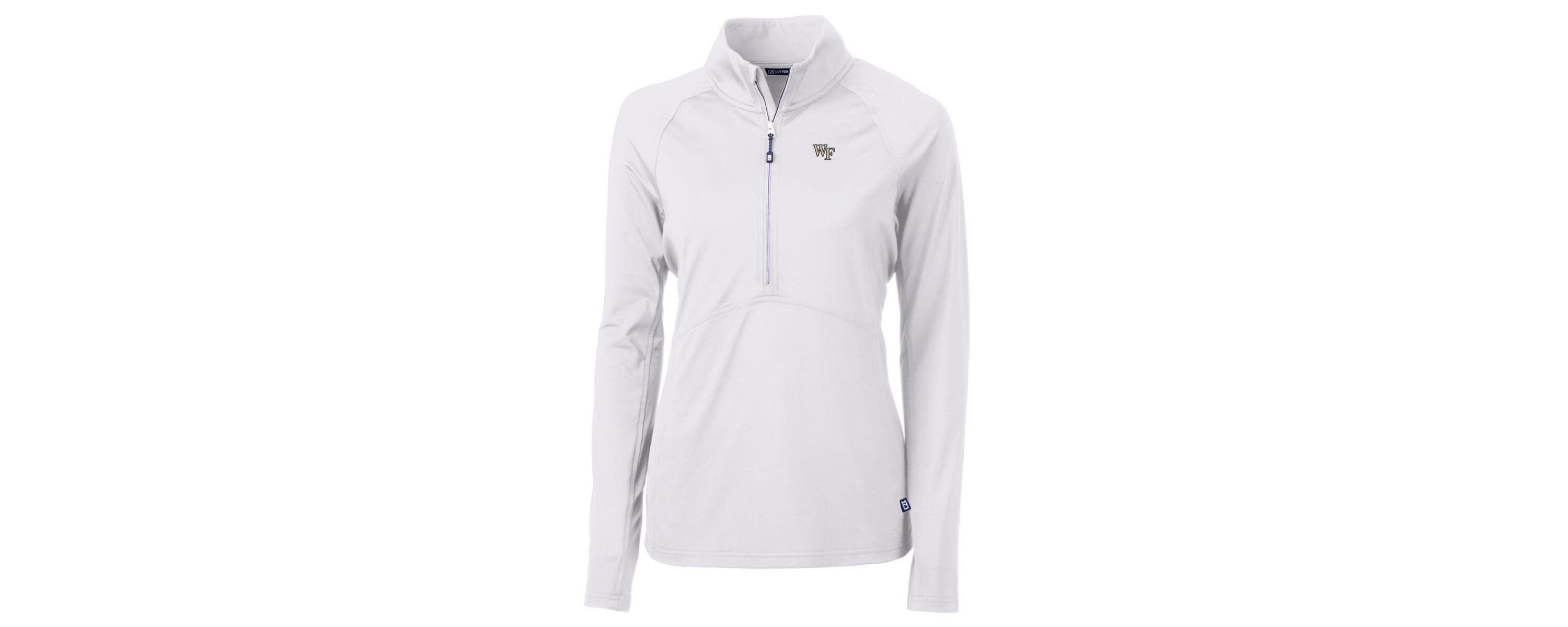 NCAA Wake Forest Demon Deacons Adapt Eco Knit Half-Zip Pullover Jacket