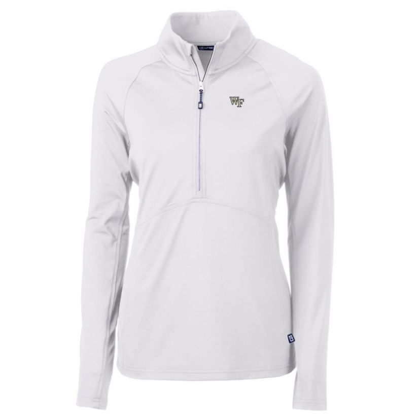 NCAA Wake Forest Demon Deacons Adapt Eco Knit Half-Zip Pullover Jacket