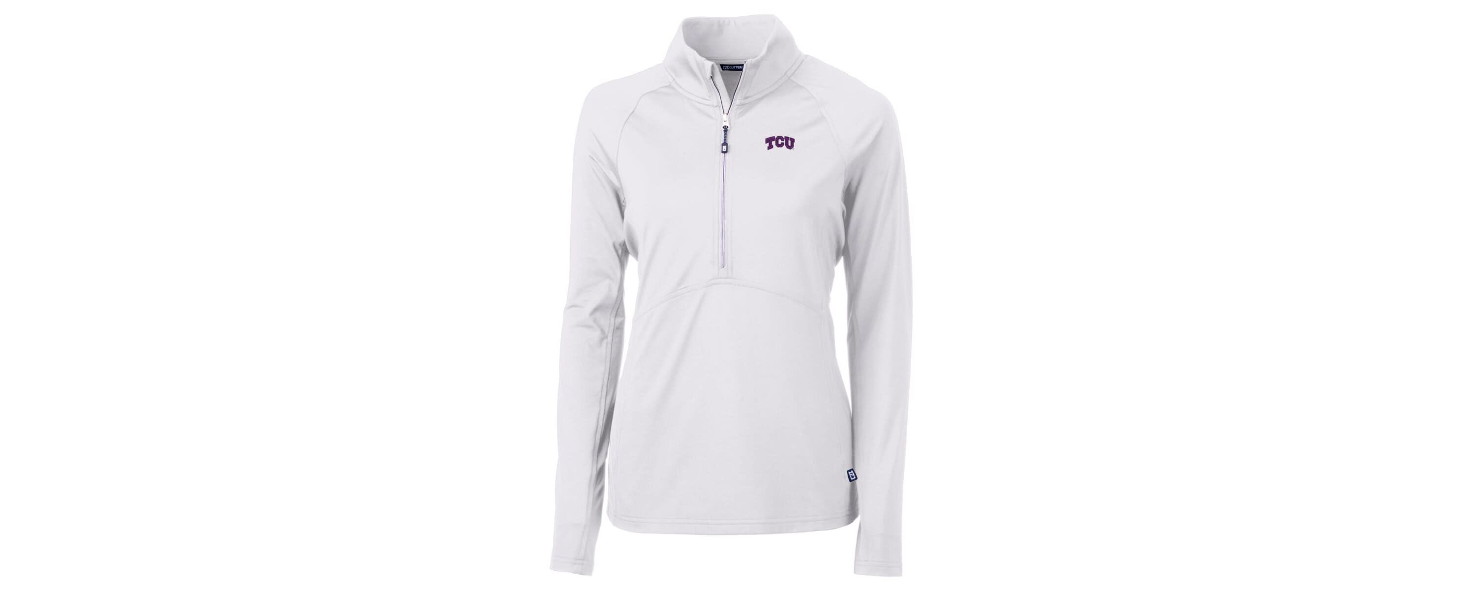 NCAA TCU Horned Frogs Adapt Eco Knit Half-Zip Pullover Jacket