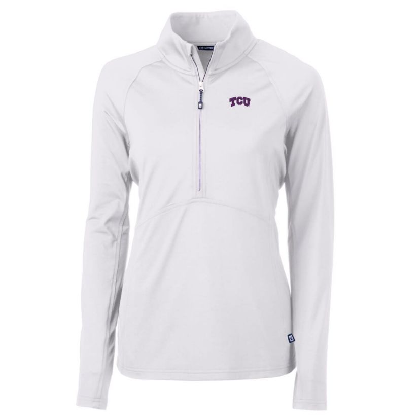 NCAA TCU Horned Frogs Adapt Eco Knit Half-Zip Pullover Jacket