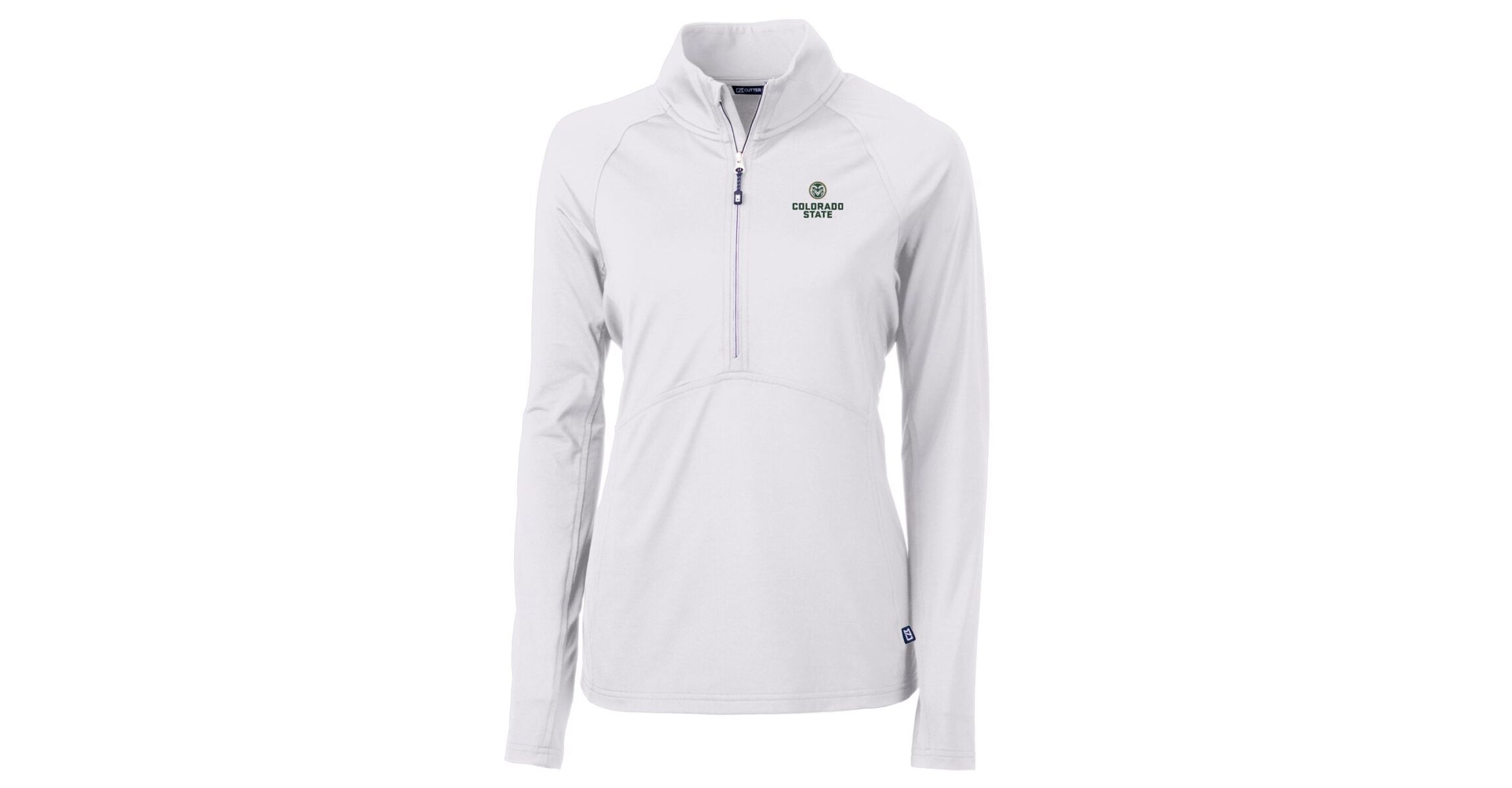 NCAA Colorado State Rams Adapt Eco Knit Half-Zip Pullover Jacket