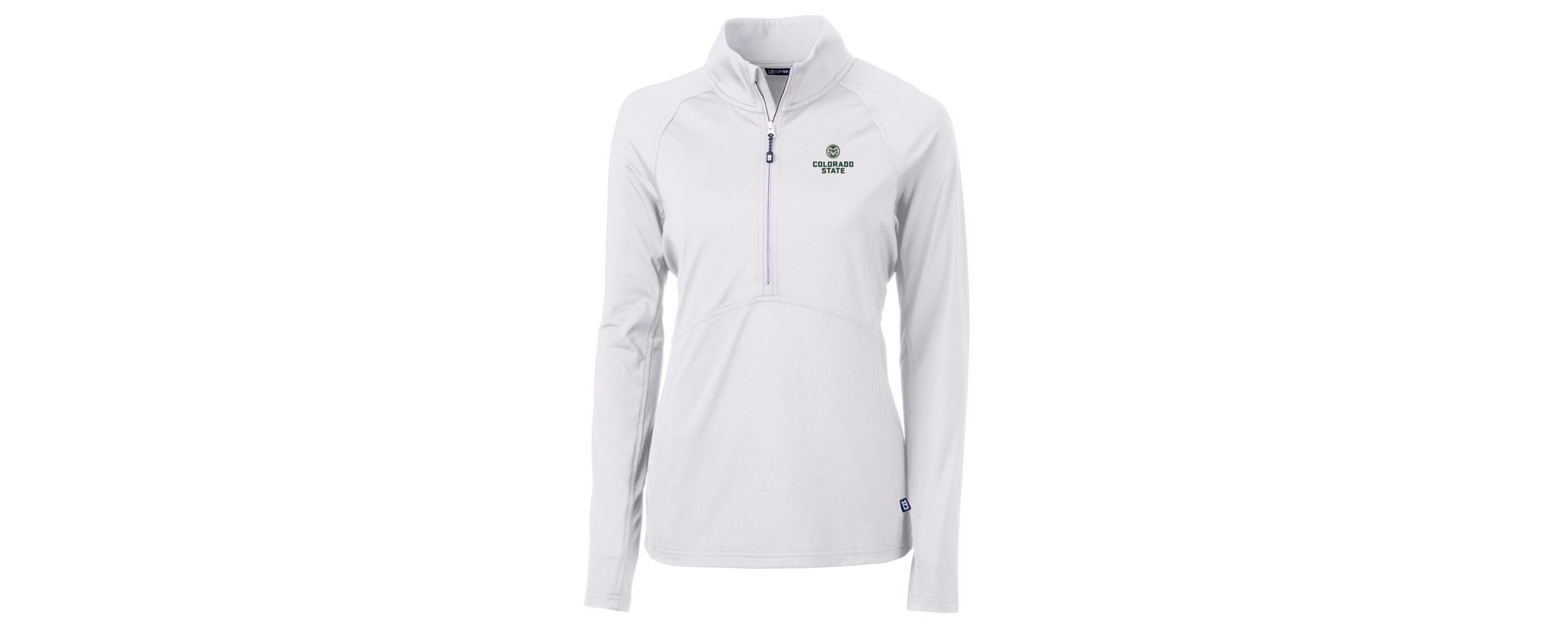 NCAA Colorado State Rams Adapt Eco Knit Half-Zip Pullover Jacket