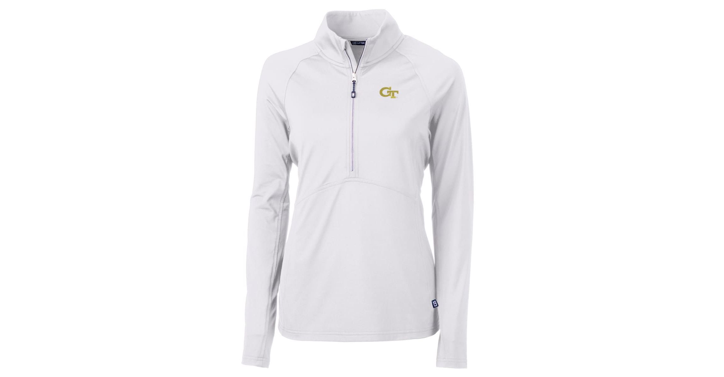 Georgia Tech Yellow Jackets NCAA Georgia Tech Jackets Adapt Eco Knit Half-Zip Pullover Jacket