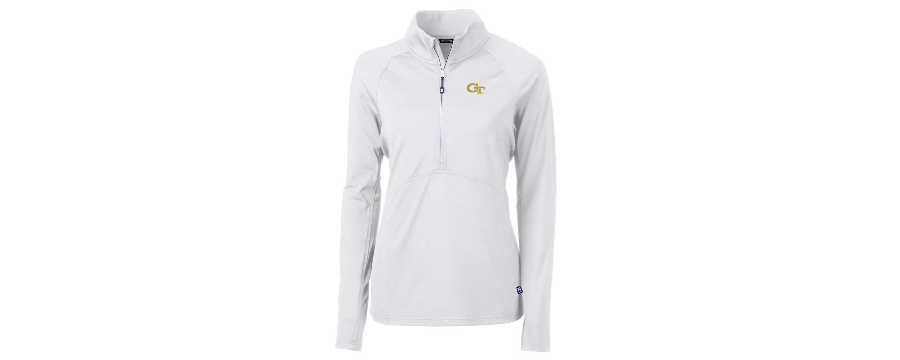 Georgia Tech Yellow Jackets NCAA Georgia Tech Jackets Adapt Eco Knit Half-Zip Pullover Jacket