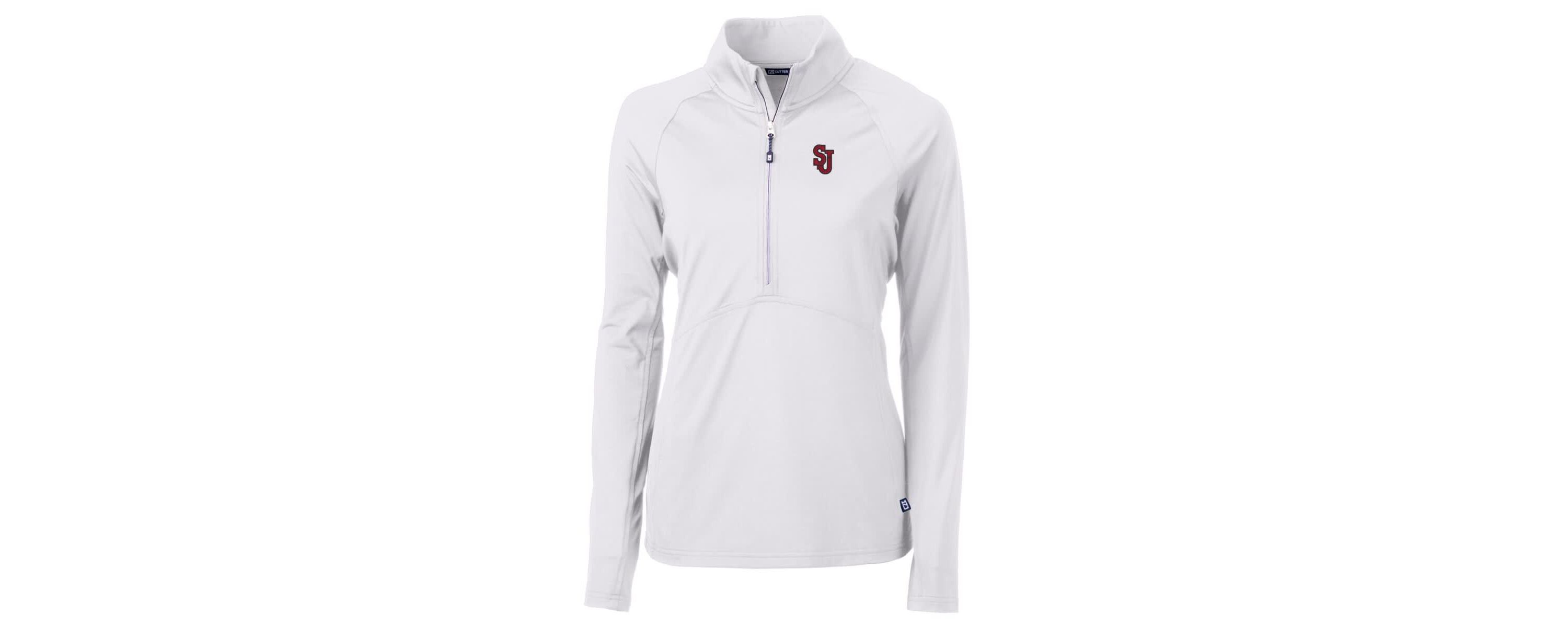 St. Johns Red Storm NCAA St. Johns Storm Adapt Eco Knit Half-Zip Pullover Jacket