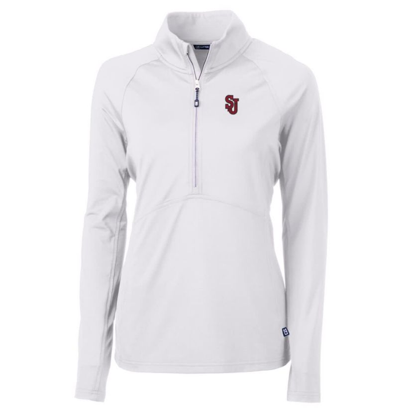 St. Johns Red Storm NCAA St. Johns Storm Adapt Eco Knit Half-Zip Pullover Jacket