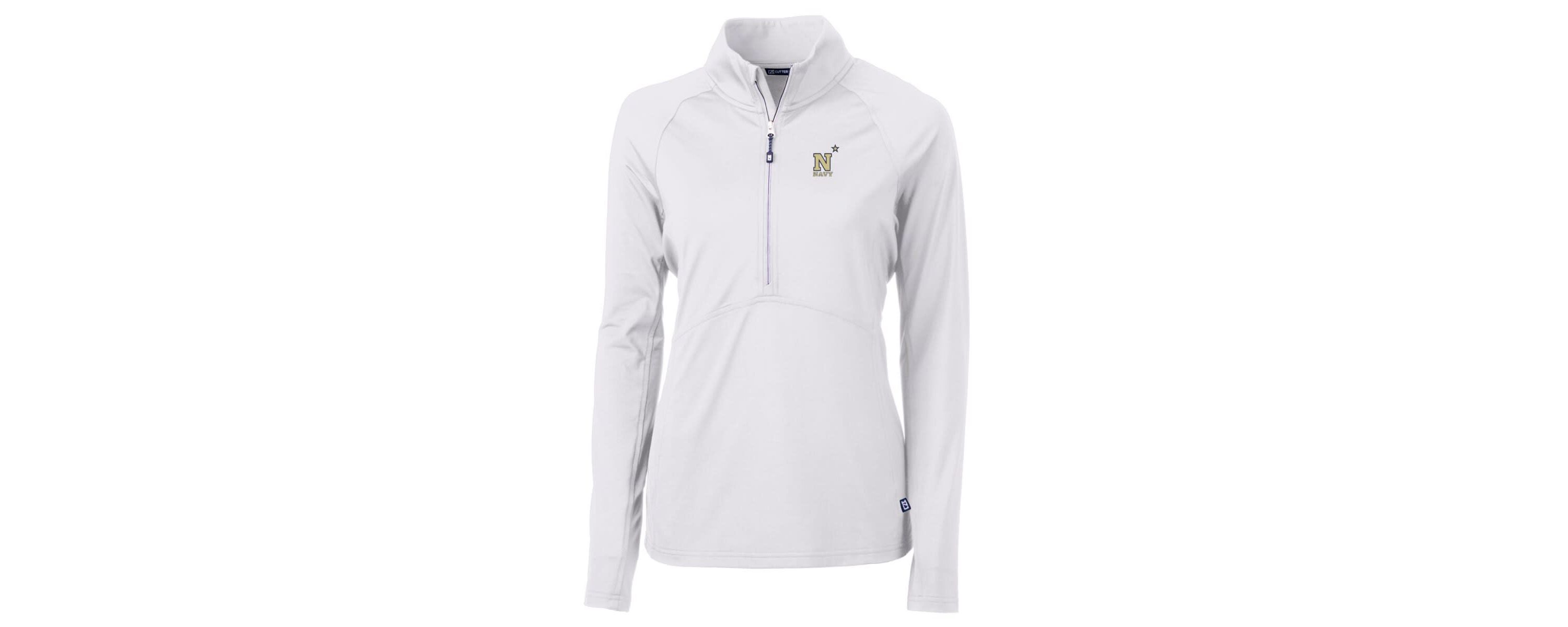 Navy Midshipmen NCAA Midshipmen Adapt Eco Knit Half-Zip Pullover Jacket