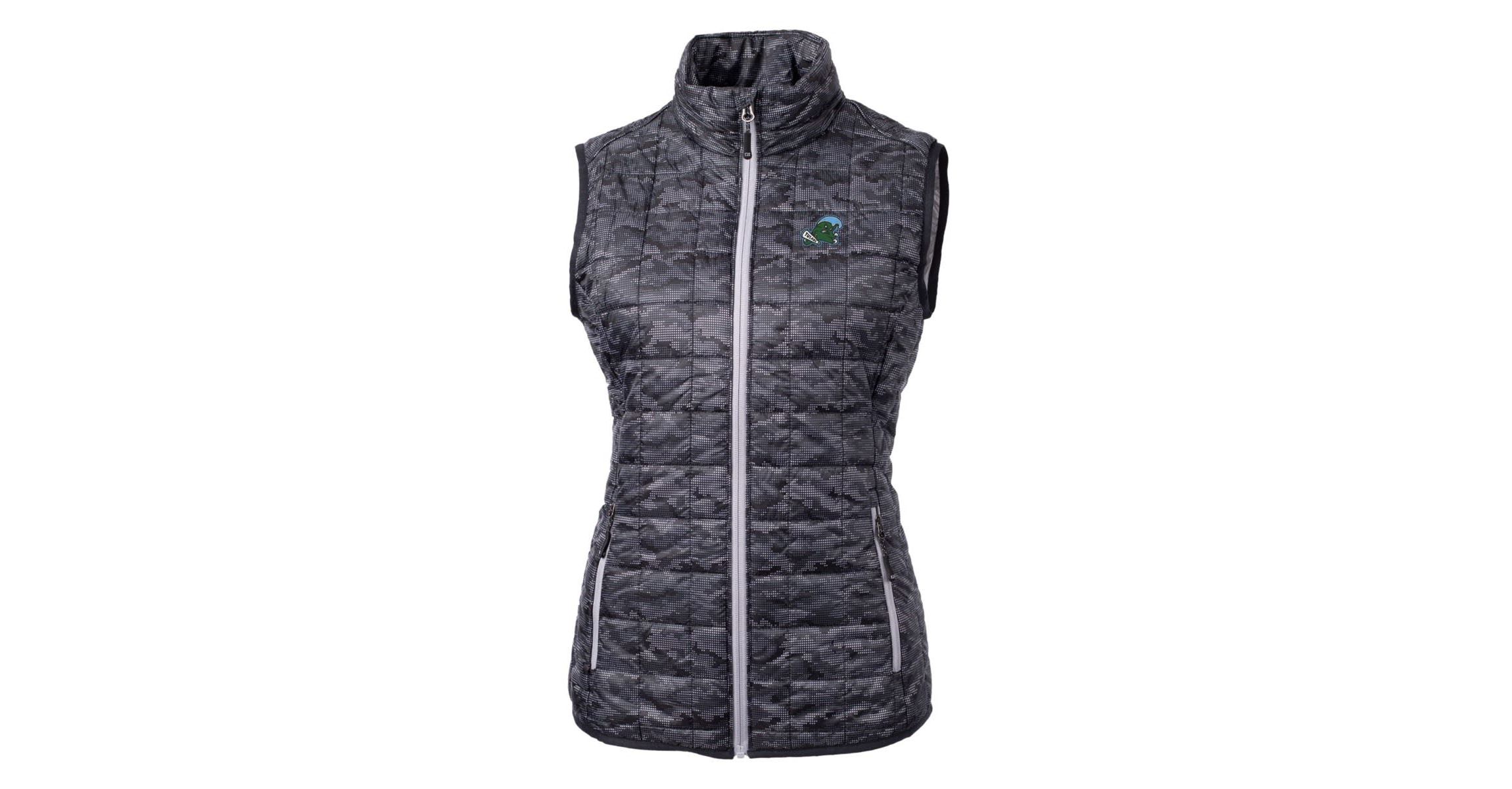 Tulane Green Wave NCAA Tulane Wave Eco Full-Zip Puffer Vest