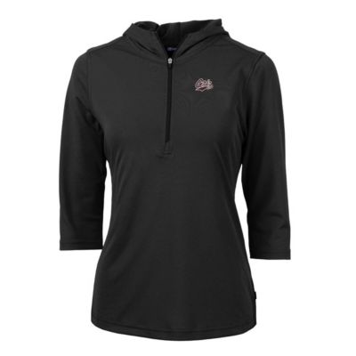 NCAA Montana Grizzlies Virtue Eco Pique Half-Zip 3/4 Sleeve Pullover Hoodie