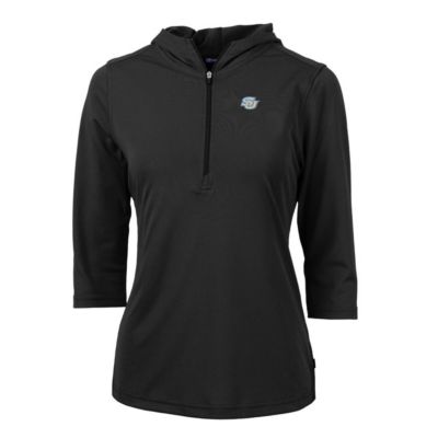 NCAA Southern University Jaguars Virtue Eco Pique Half-Zip 3/4 Sleeve Pullover Hoodie