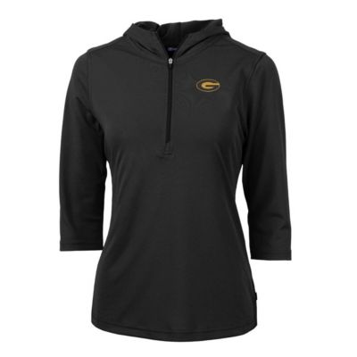 Grambling State Tigers NCAA Virtue Eco Pique Half-Zip 3/4 Sleeve Pullover Hoodie