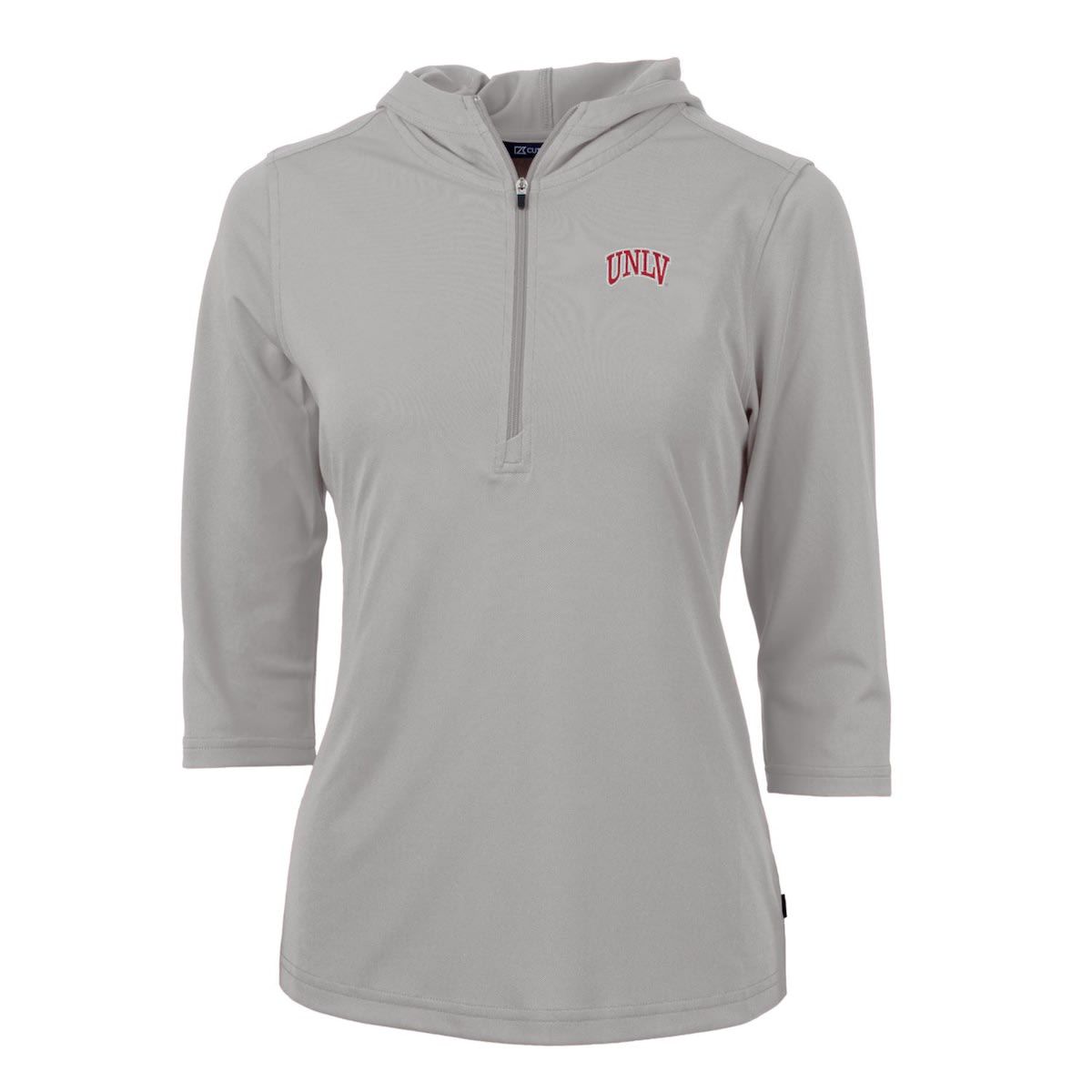 NCAA UNLV Rebels Virtue Eco Pique Half-Zip 3/4 Sleeve Pullover Hoodie