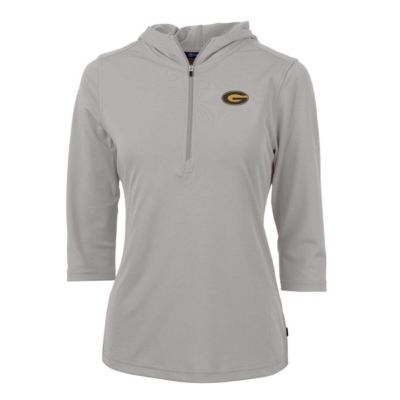 Grambling State Tigers NCAA Virtue Eco Pique Half-Zip 3/4 Sleeve Pullover Hoodie