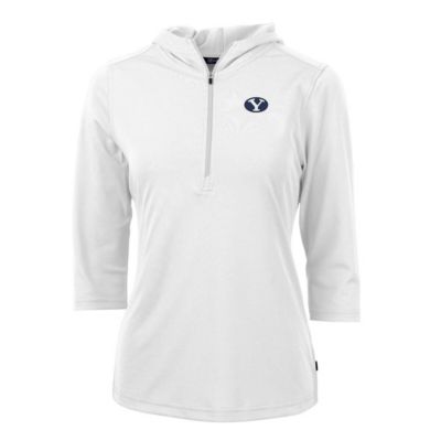 NCAA BYU Cougars Virtue Eco Pique Half-Zip 3/4 Sleeve Pullover Hoodie