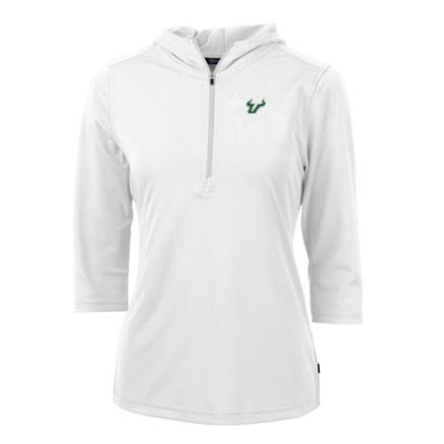 NCAA South Florida Bulls Virtue Eco Pique Half-Zip 3/4 Sleeve Pullover Hoodie