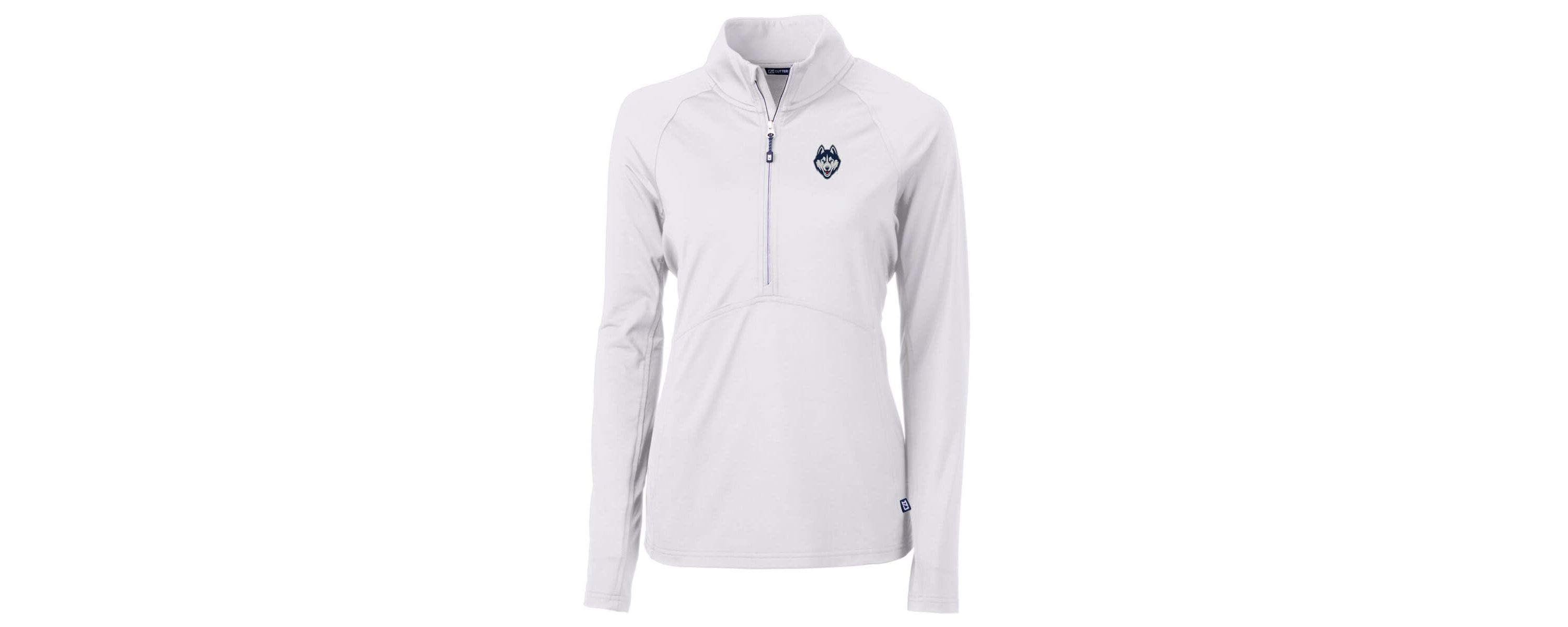 Connecticut Huskies NCAA UConn Huskies Logo Adapt Eco Knit Half-Zip Pullover