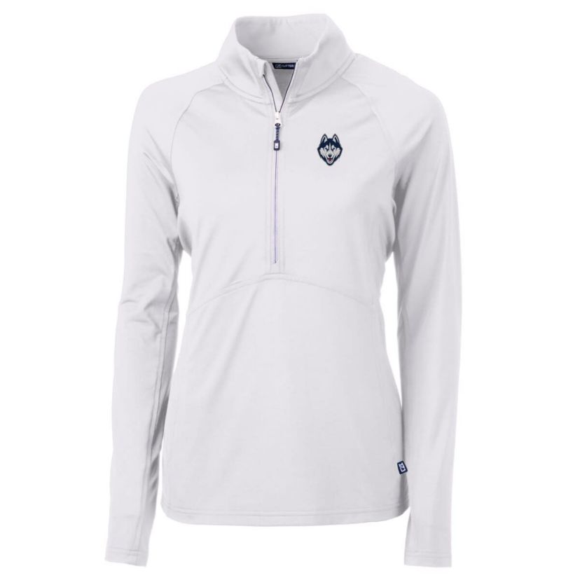 Connecticut Huskies NCAA UConn Huskies Logo Adapt Eco Knit Half-Zip Pullover