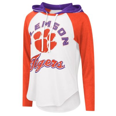NCAA Clemson Tigers From the Sideline Raglan Hoodie Long Sleeve T-Shirt