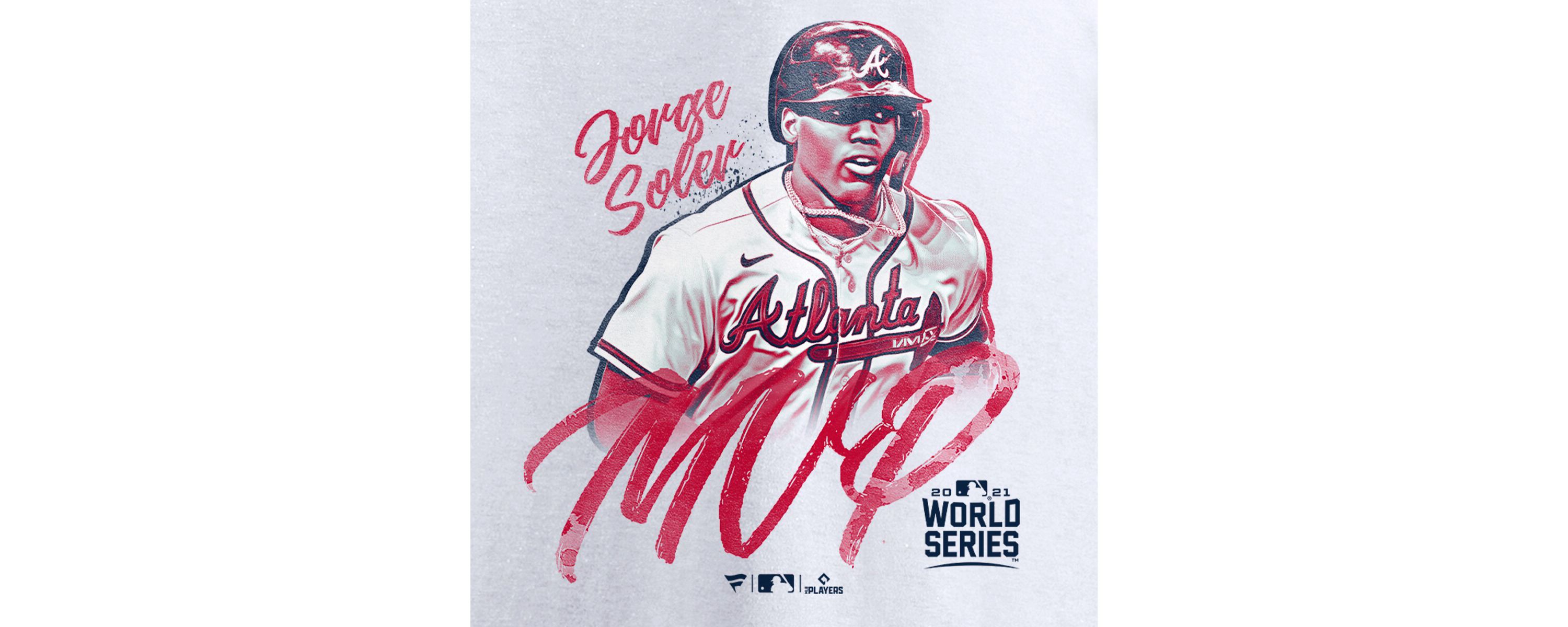 MLB Fanatics Jorge Soler Atlanta Braves 2021 World Series s MVP T-Shirt