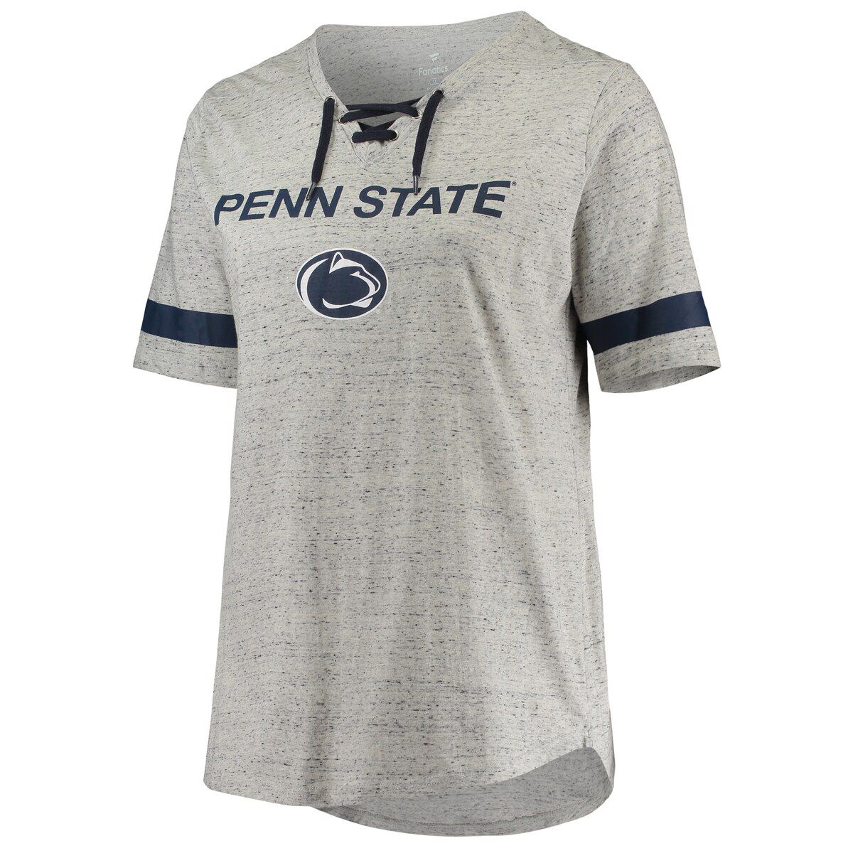 NCAA ed Penn State Nittany Lions Plus Size Lace-Up V-Neck T-Shirt