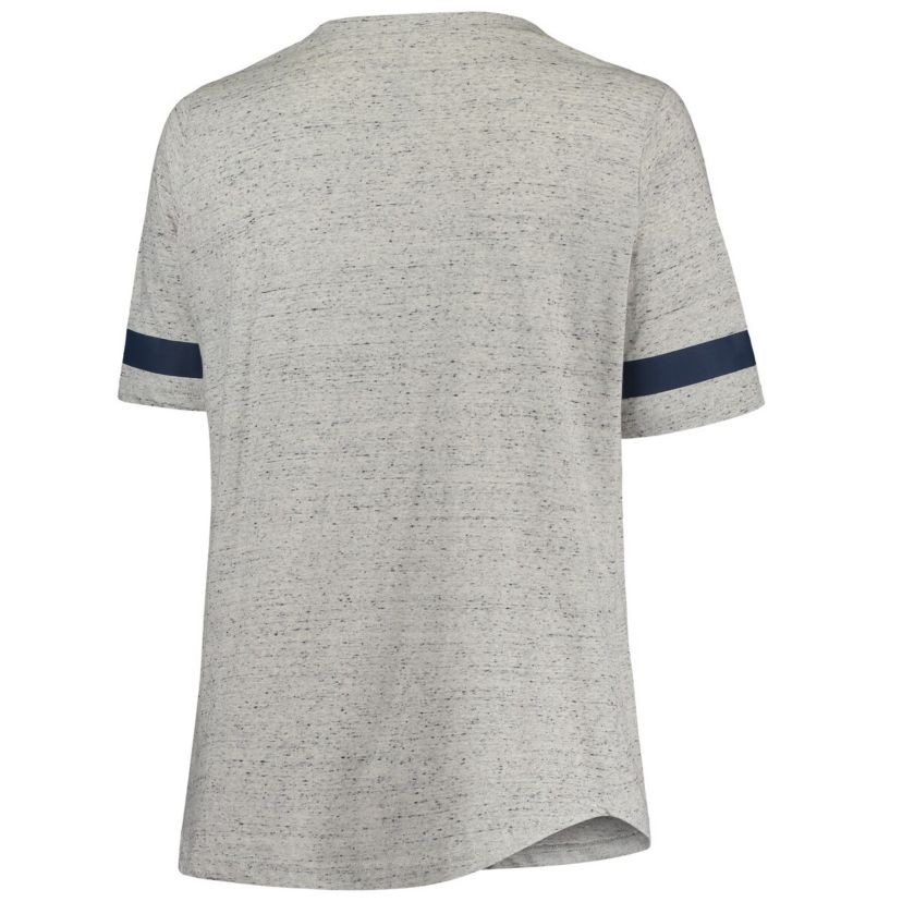NCAA ed Penn State Nittany Lions Plus Size Lace-Up V-Neck T-Shirt