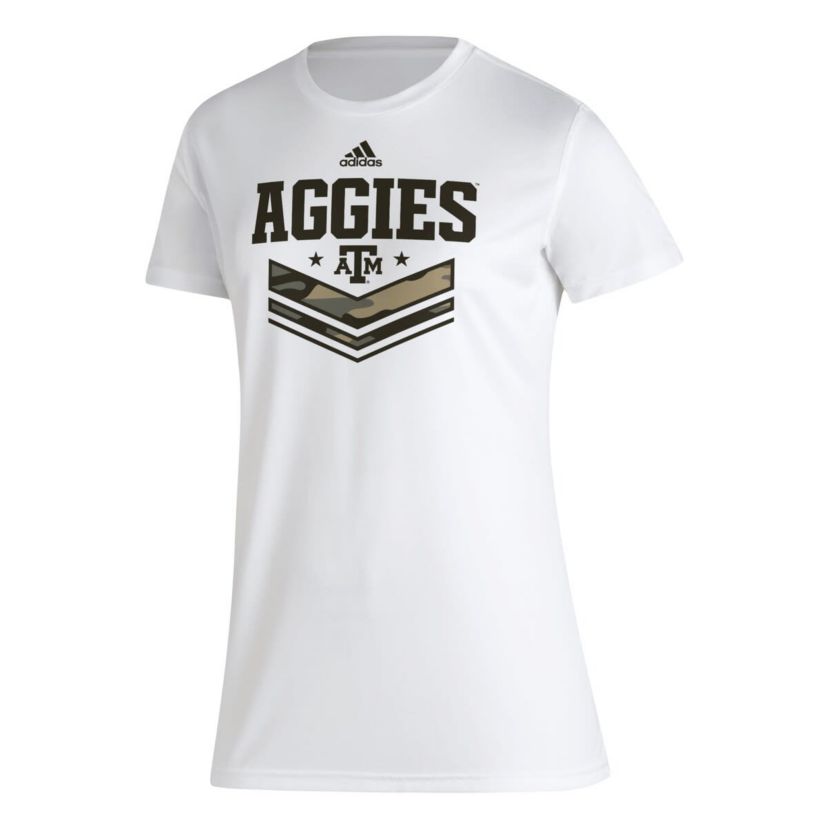 NCAA Texas A&M Aggies Military Appreciation AEROREADY T-Shirt
