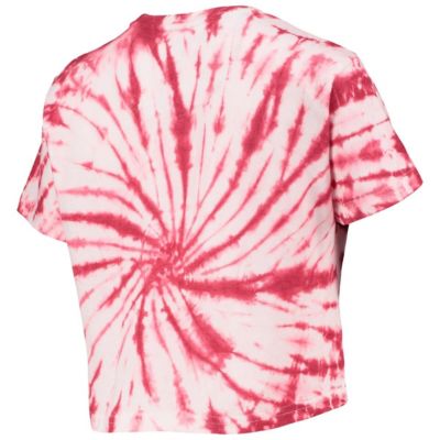 NCAA Arkansas Razorbacks Showtime Tie-Dye Crop T-Shirt