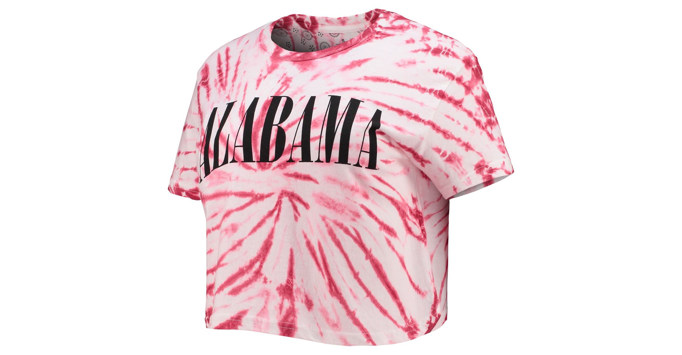 Alabama Crimson Tide NCAA Alabama Tide Showtime Tie-Dye Crop T-Shirt