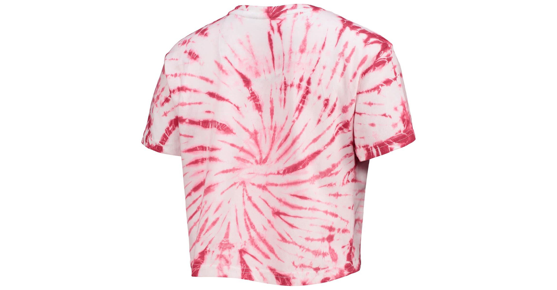 Alabama Crimson Tide NCAA Alabama Tide Showtime Tie-Dye Crop T-Shirt