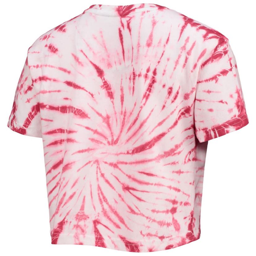 Alabama Crimson Tide NCAA Alabama Tide Showtime Tie-Dye Crop T-Shirt