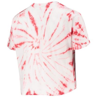 NCAA Wisconsin Badgers Showtime Tie-Dye Crop T-Shirt