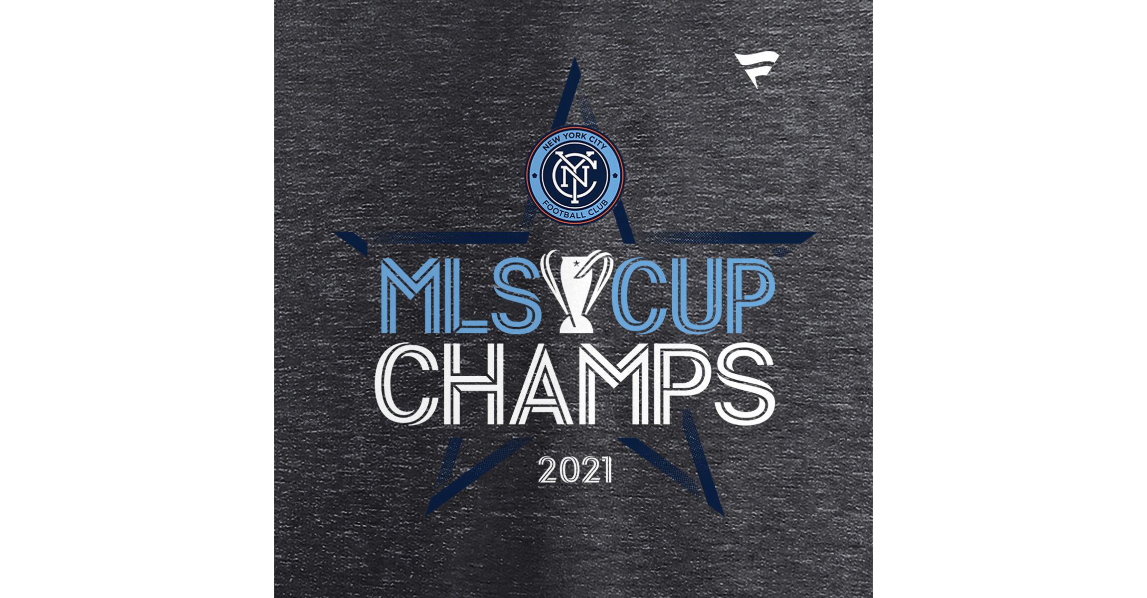 MLS Fanatics ed New York City FC 2021 MLS Cup s Locker Room Long Sleeve V-Neck T-Shirt
