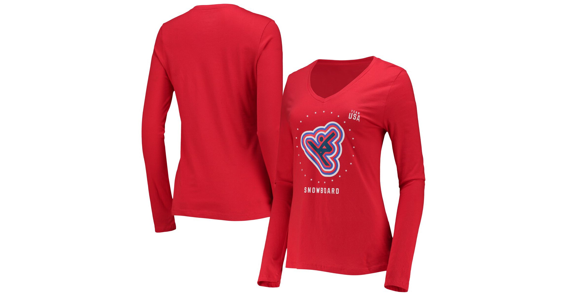 Olympics Fanatics Team USA Snowboarding Long Sleeve T-Shirt