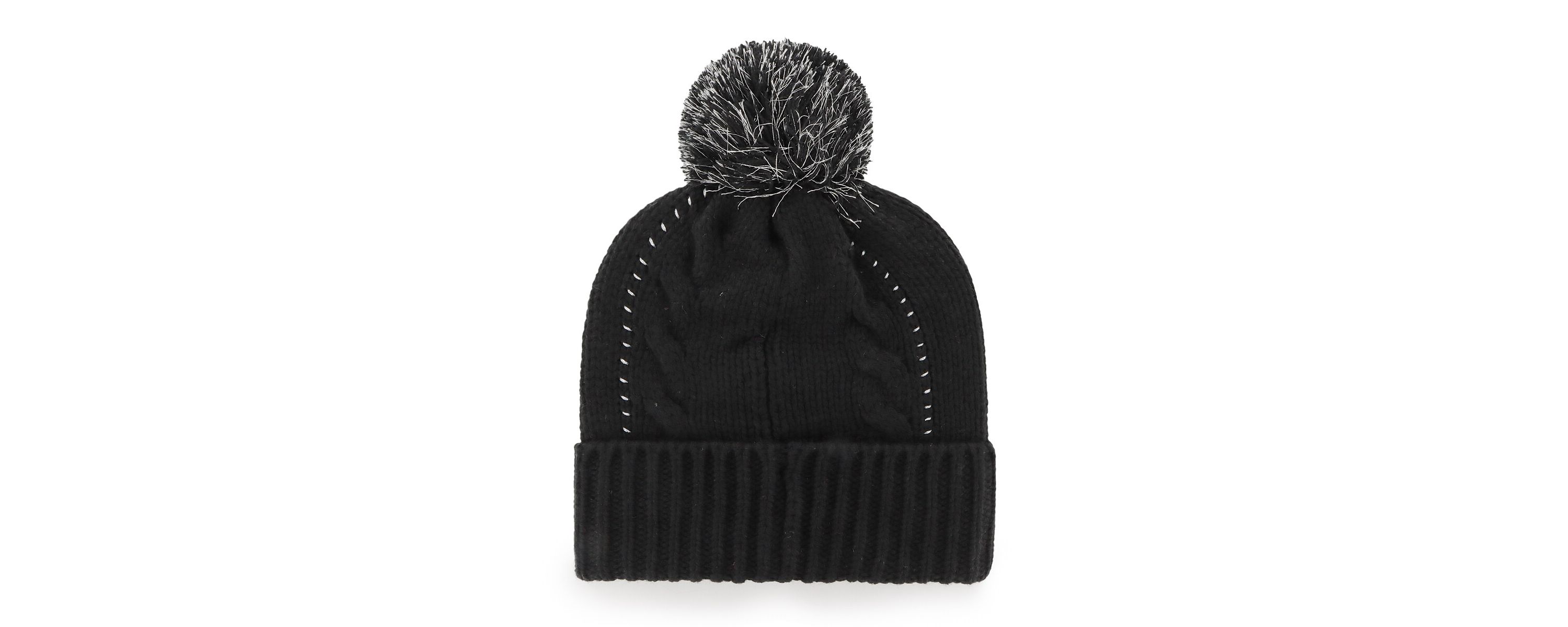 NCAA Iowa Hawkeyes Bauble Cuffed Knit Hat with Pom
