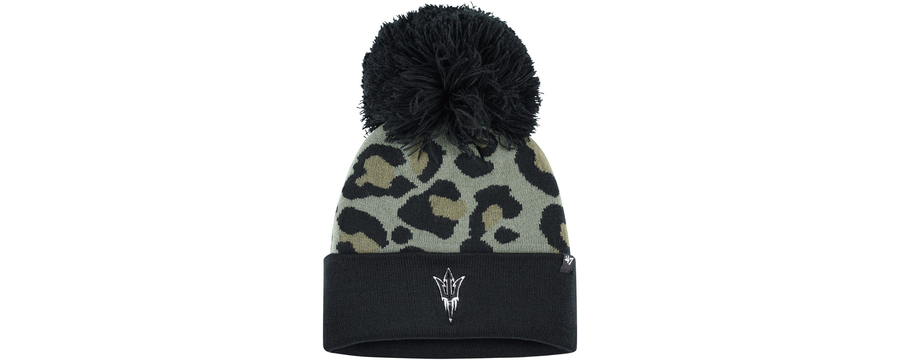 NCAA Hunter Arizona State Sun Devils Bagheera Cuffed Knit Hat with Pom