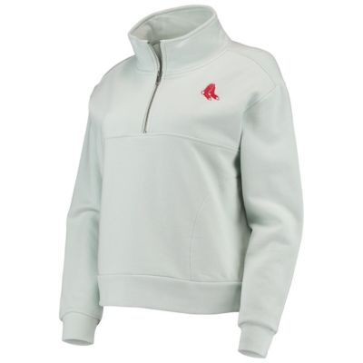 Boston Red Sox MLB Light Two-Hit Quarter-Zip Pullover Top