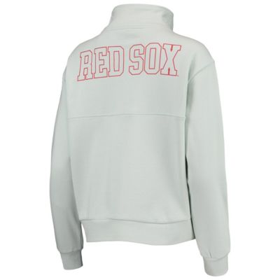 Boston Red Sox MLB Light Two-Hit Quarter-Zip Pullover Top