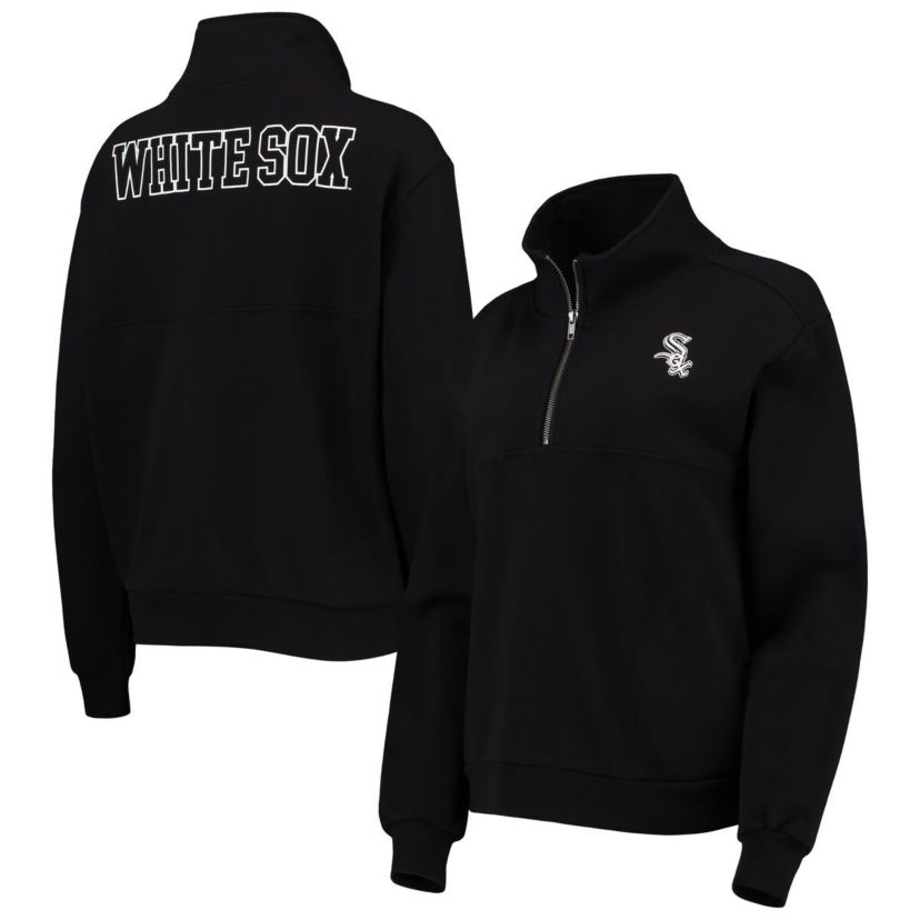 Chicago White Sox MLB Chicago Sox Two-Hit Quarter-Zip Pullover Top