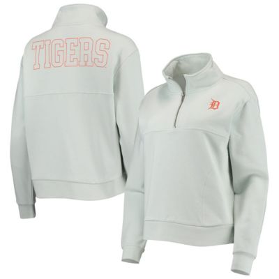 MLB Light Detroit Tigers Two-Hit Quarter-Zip Pullover Top