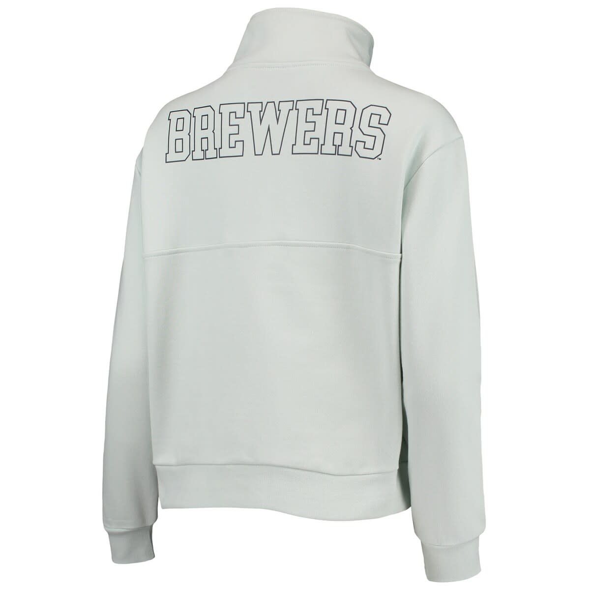 MLB Light Milwaukee Brewers Two-Hit Quarter-Zip Pullover Top