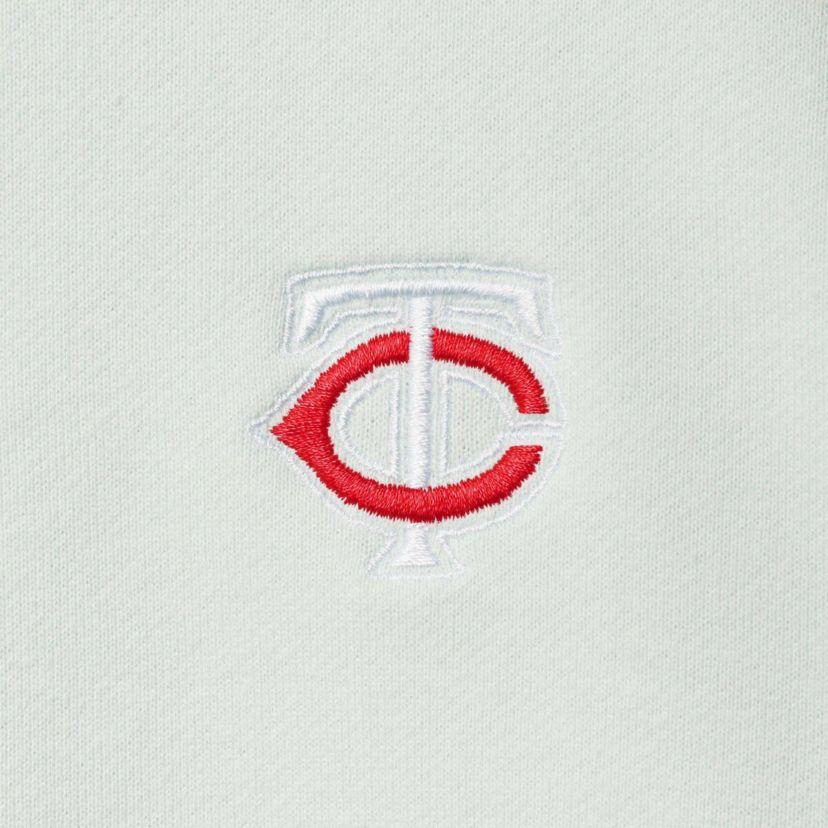 MLB Light Minnesota Twins Two-Hit Quarter-Zip Pullover Top