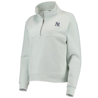 MLB Light New York Yankees Two-Hit Quarter-Zip Pullover Top