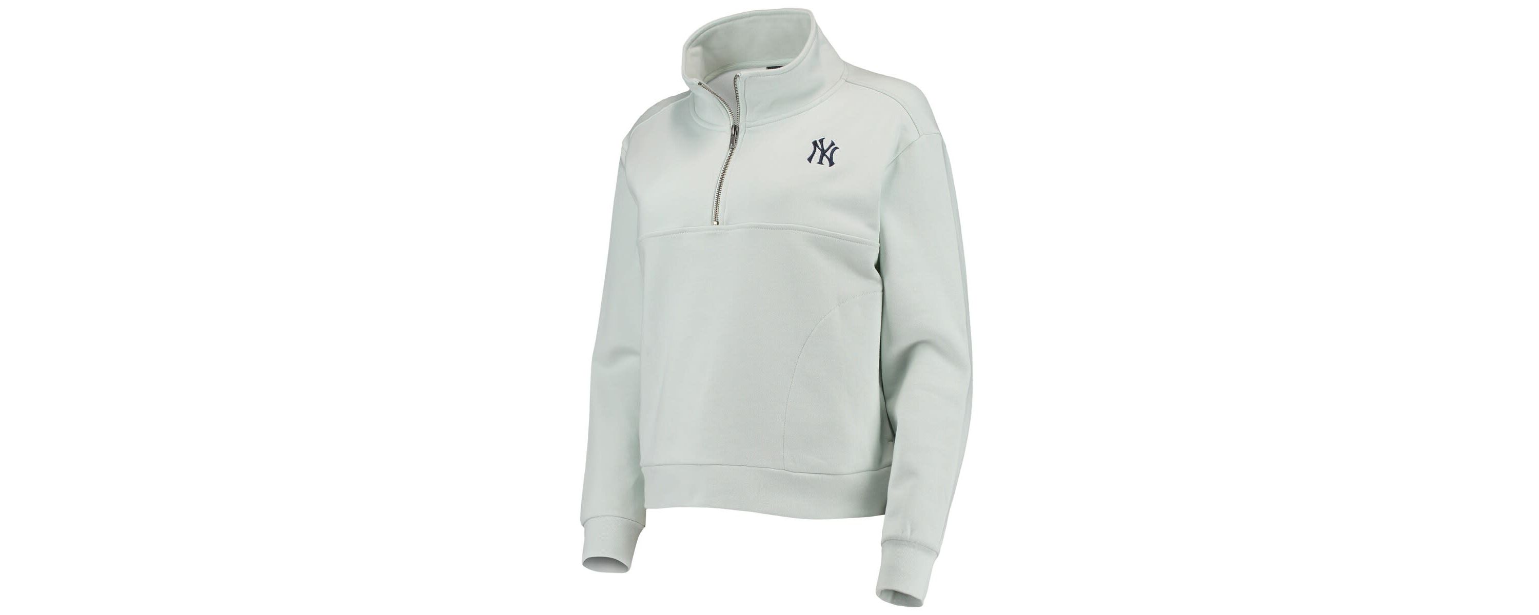 MLB Light New York Yankees Two-Hit Quarter-Zip Pullover Top