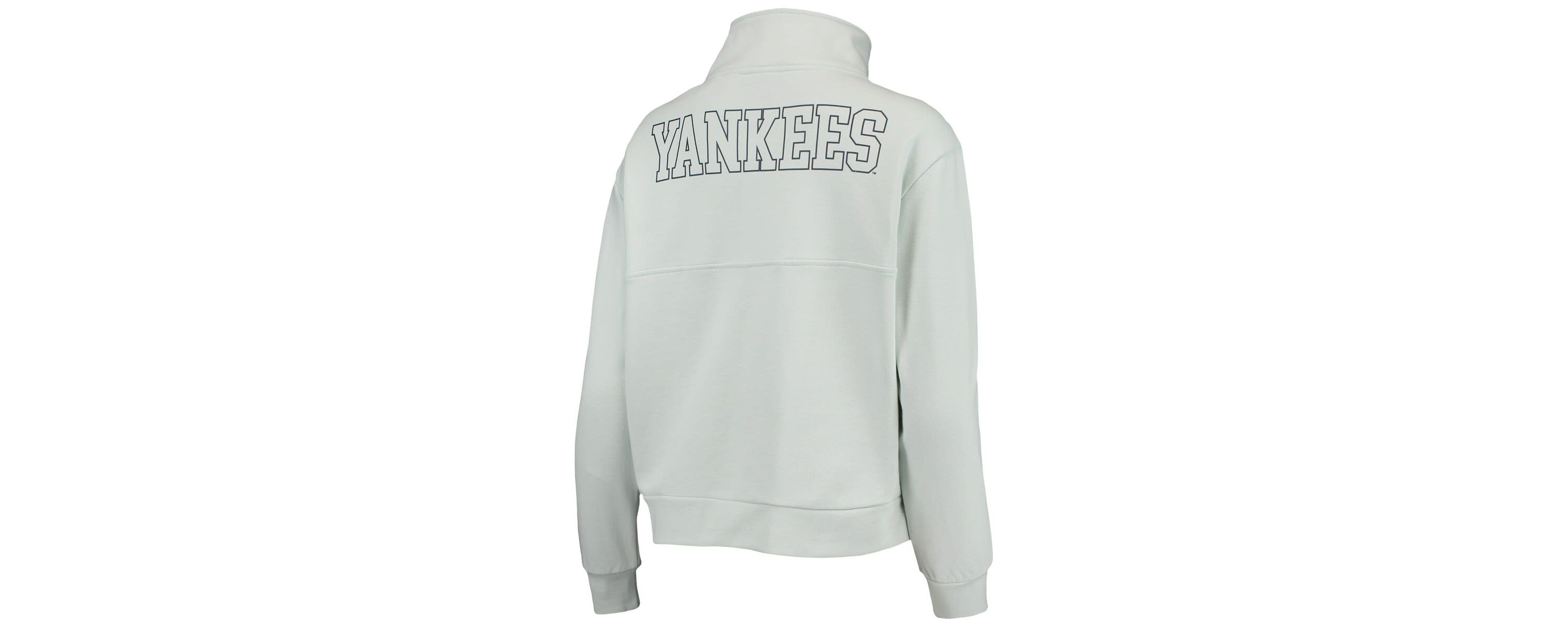 MLB Light New York Yankees Two-Hit Quarter-Zip Pullover Top