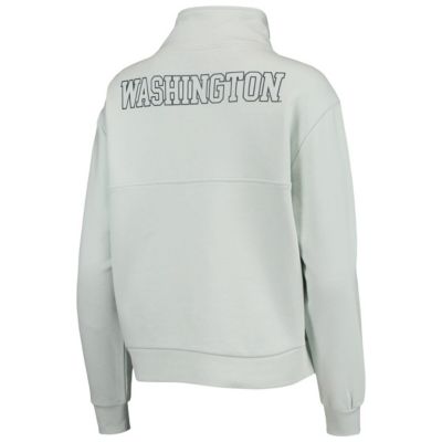 MLB Light Washington Nationals Two-Hit Quarter-Zip Pullover Top