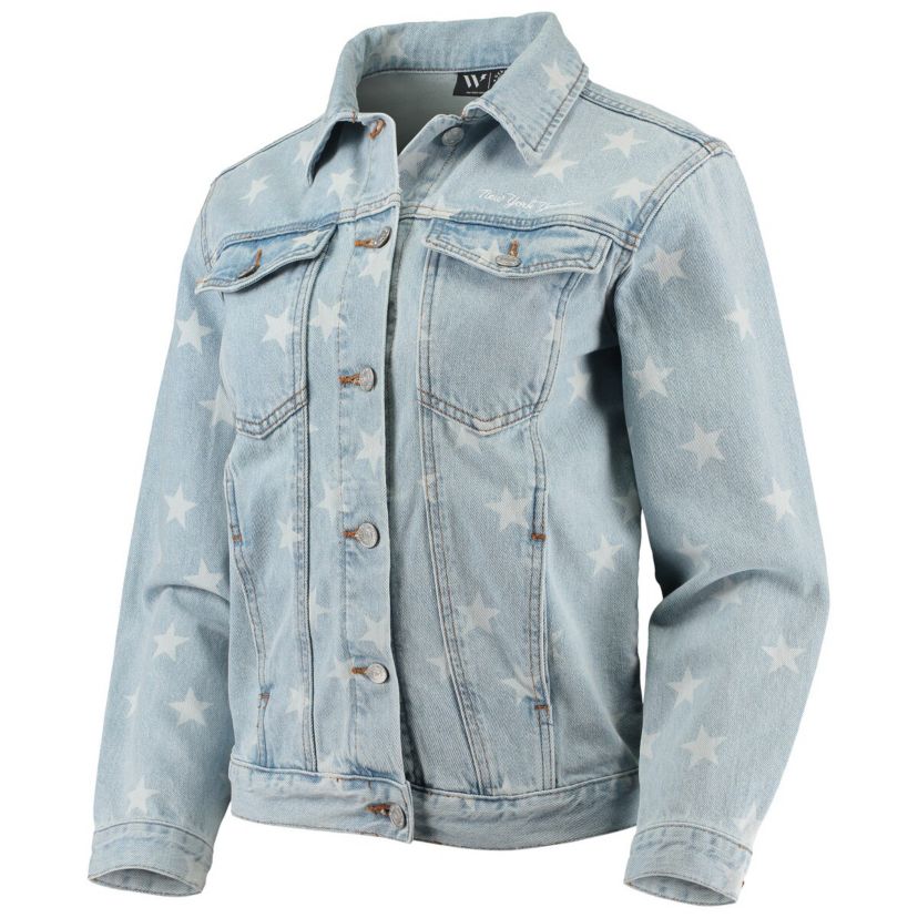 MLB New York Yankees Allover Print Button-Up Jacket