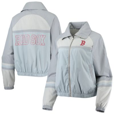 Boston Red Sox MLB Colorblock Track Raglan Full-Zip Jacket