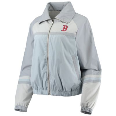 Boston Red Sox MLB Colorblock Track Raglan Full-Zip Jacket